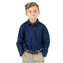turn-down collar kids long sleeve shirt cotton children  best price boys dress shirts